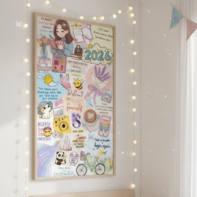 2026 Vision Board Collage Poster (Von Creator hochgeladen)