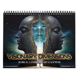 2026 Visionäre Dimensionen 6 Surreale Landschaften Kalender