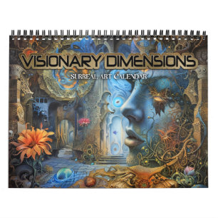 2026 Visionäre Dimensionen 8 surreale Kunst Kalender