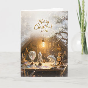 2026 Weihnachtsdekoration Karte