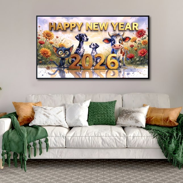 2026 Whimsical Animals Print/Samsung Frame TV Art Poster (Von Creator hochgeladen)