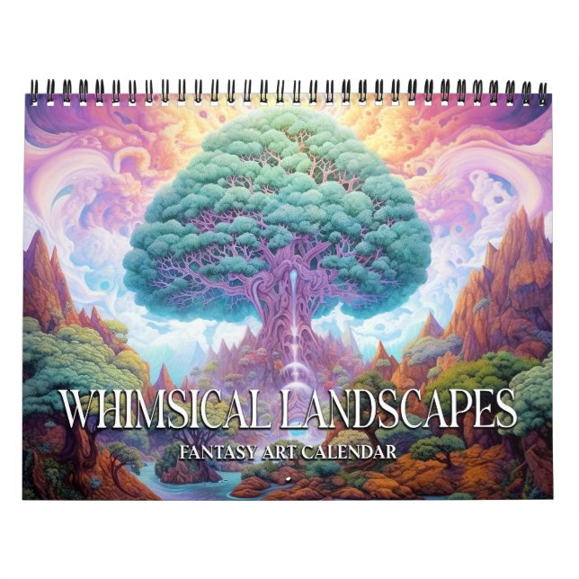 2026 Whimsical Landscapes 2 Kalender (Titelbild)