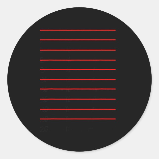 2026 Will Be My Year Funny New Years Eve Resolutio Runder Aufkleber (Vorderseite)