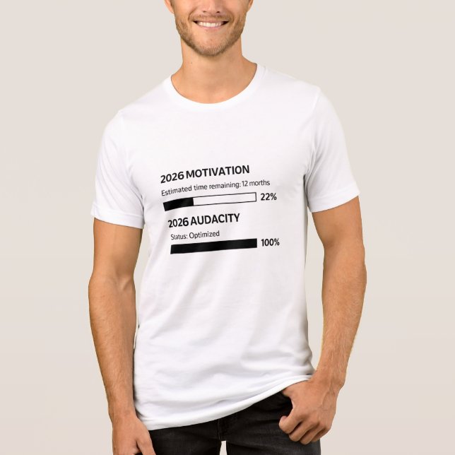 2026 Will Be My Year Tri-Blend Shirt (Vorderseite)