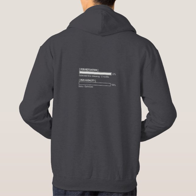 2026 Wird Mein Jahr Hoodie (Rückseite)