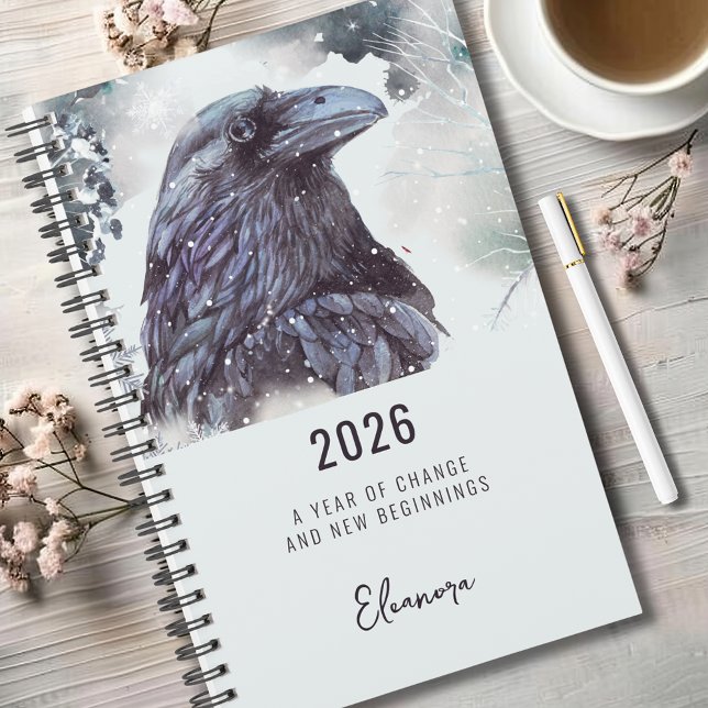 2026 Year of Change Raven Symbolism Planer (2026 Year of Change New Beginnings Raven Symbolism Small Planner)