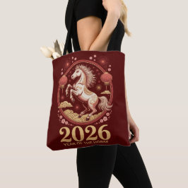 2026 Year Of Horse Chinese New Year Wall Tote