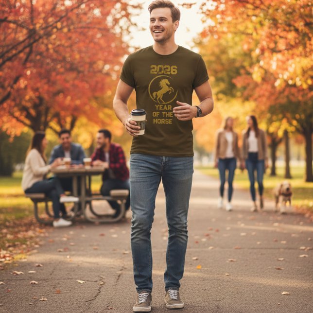 2026 Year of the Horse Chinese Zodiac T-Shirt (Von Creator hochgeladen)