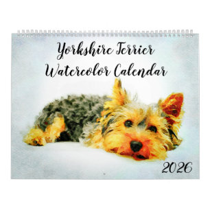 2026 Yorkshire Terrier Hundeliebhaber Besitzer Yor Kalender