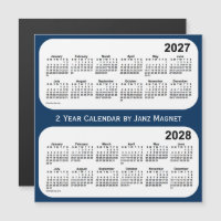 2027-2028 Police Box Blue 2 Year Calendar by Janz