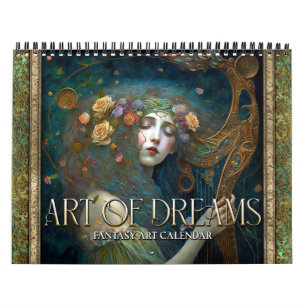 2027 Art Of Dreams Fantasy-Kunstkalender Kalender