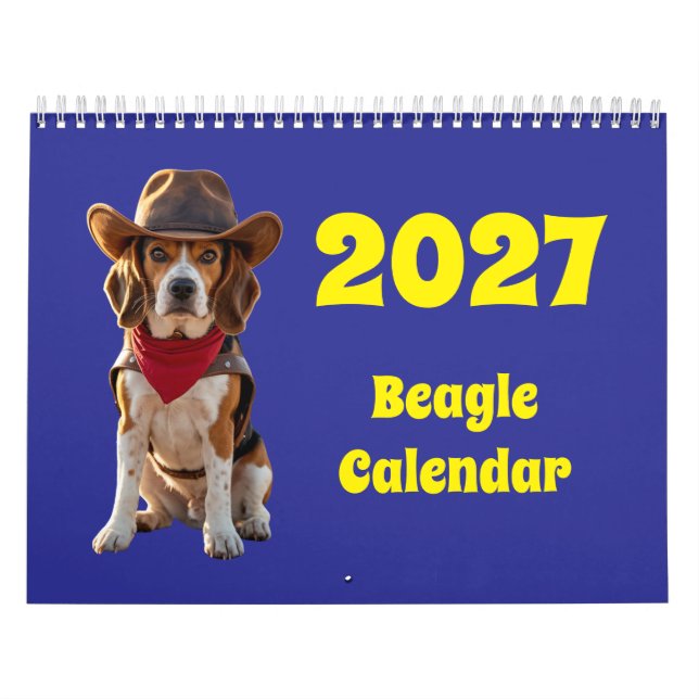 2027 Beagle-Hundekalender Kalender (Titelbild)