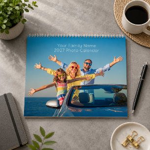 2027 Benutzerdefinierter Fotokalender mit 13 Fotos Kalender