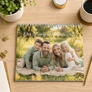 2027 Benutzerdefiniertes Familienfoto  Kalender
