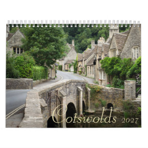 2027 Cotswolds-Städte-Fotografie Kalender