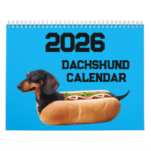 2027 Dachshund-Hundekalender Kalender