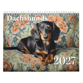 2027 Dachshunde Kalender
