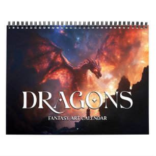 2027 Drachen 2 Fantasy-Kunstkalender Kalender