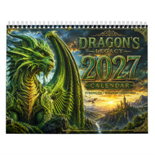2027 Drachen-Kunstkalender Kalender