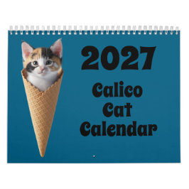 2027 Dreifarbenkatzen-Kalender Kalender