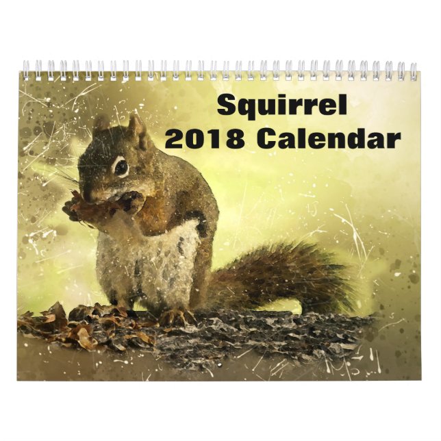2027 Eichhörnchen Kalender (Titelbild)
