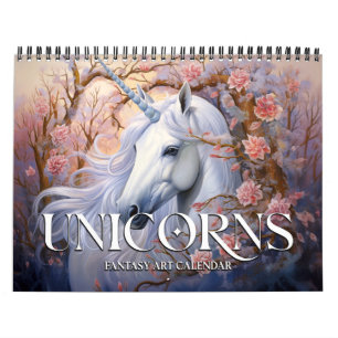 2027 Einhörner Fantasy-Kunstkalender Kalender