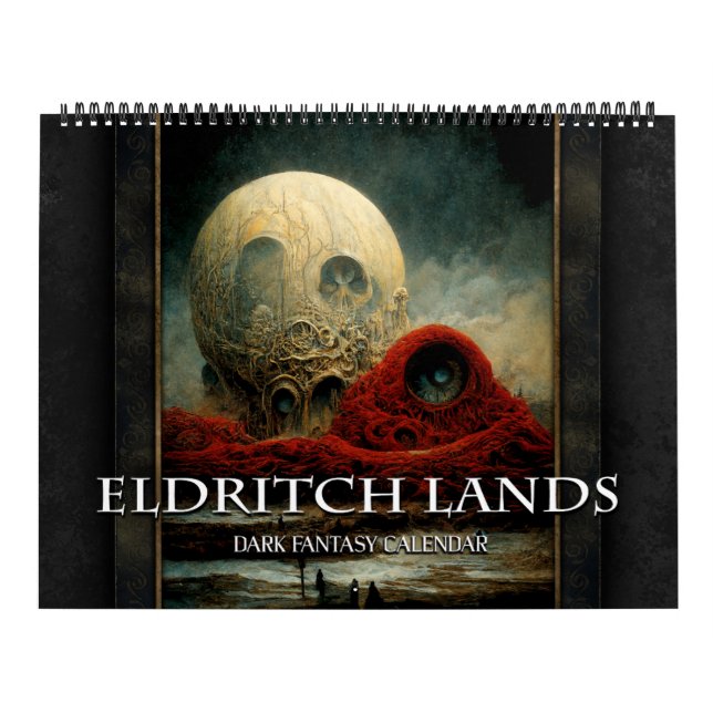2027 Eldritch Lands 4 Dark Fantasy Art Kalender (Titelbild)