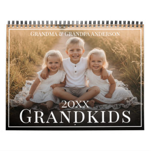 2027 Enkelkinder Benutzerdefiniertes Foto Enkelkin Kalender