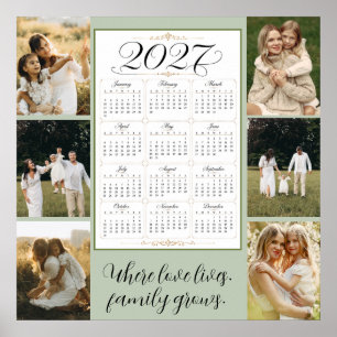 2027 Familienkalender Poster