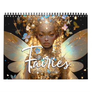 2027 Feen 5 Fantasy-Kunstkalender Kalender