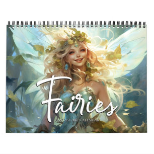 2027 Feen 8 Fantasy-Kunstkalender Kalender