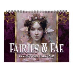 2027 Feen & Fae 1 Fantasy-Kunstkalender Kalender