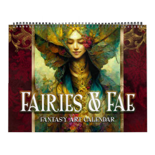 2027 Feen & Fae 4 Fantasy-Kunstkalender Kalender