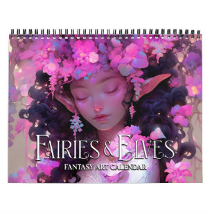 2027 Feen- und Elfen-Fantasy-Kunstkalender Kalender