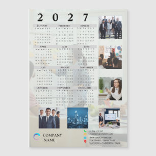 2027 Firmen-Fotokalender-Magnet-Unternehmen Magnetkarte