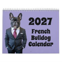 2027 Französische-Bulldogge-Kalender