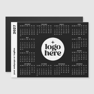2027 Geschäftskalender mit Firmenlogo und Sonderfa Magnetkarte