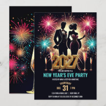 2027 Glamouröse Silvesterparty Feuerwerk