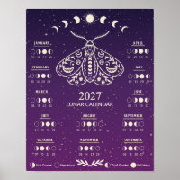 2027 Hexenhandwerk Motten Himmelsmondkalender