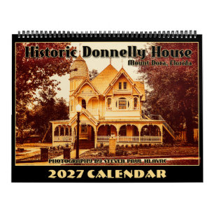 2027 Historischer Donnelly-Haus viktorianischer Ka Kalender