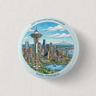 2027 Internationale Konvention Seattle  Button