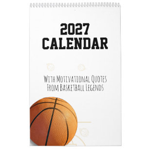 2027 Kalender Basketball Inspirierende Zitate 