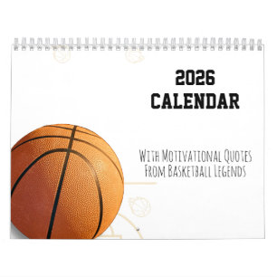 2027 Kalender Basketball Motivationszitate