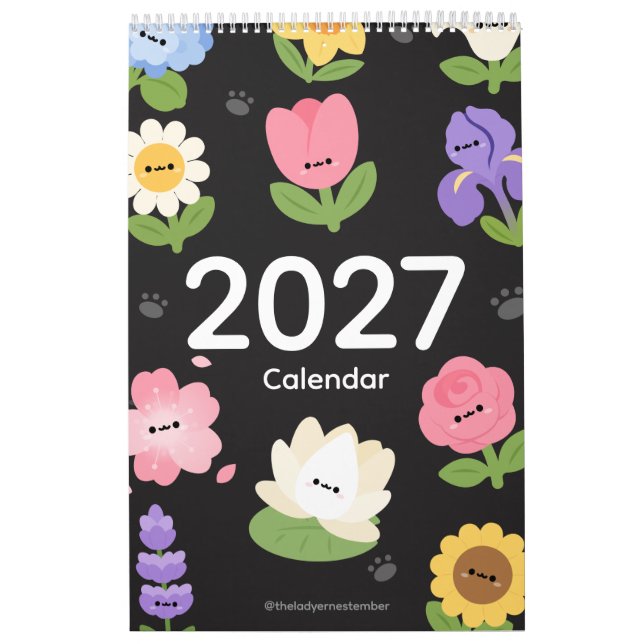 2027 Kalender Blume (Titelbild)