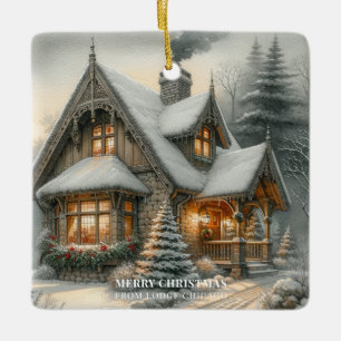 2027 Kalender Cottagecore Weihnachtsgeschäft Keramikornament