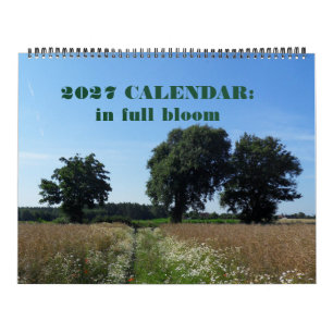 2027 Kalender: Ein Jahr in Blüte Kalender