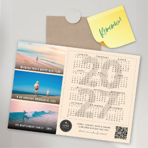 2027 Kalender Feiertag Neujahr Magnetische Fotokar Magnetkarte