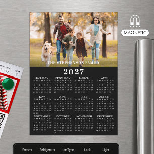 2027 Kalender Foto Benutzerdefiniert Magnetisch Magnetkarte