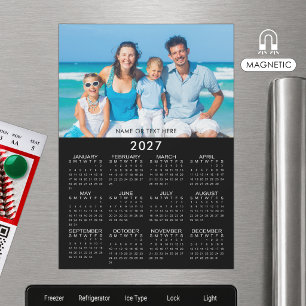 2027 Kalender Foto Benutzerdefiniert Magnetisch Magnetkarte