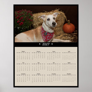 2027 Kalender für Mischlingshunde - Für Hundeliebh Poster